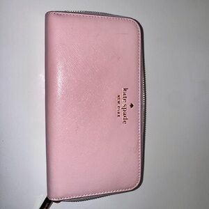 Kate Spade Blush Pink Zip Wallet
